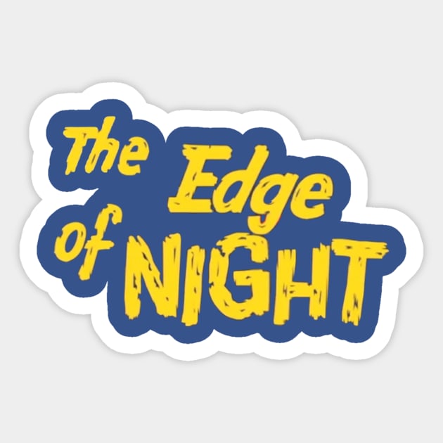 The Edge of Night TV Show Logo (Original Logo) Sticker by HDC Designs